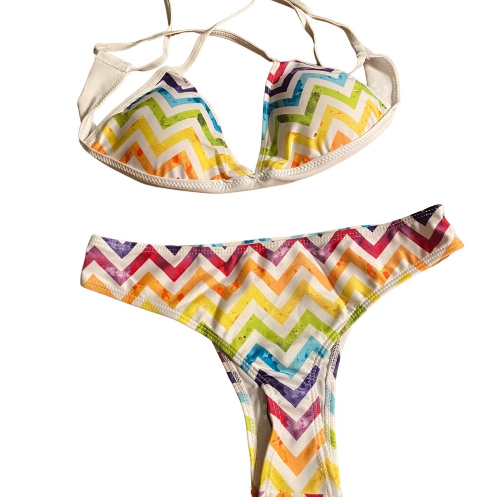 Women’s Rainbow 🌈 Bikini- size M - NWT